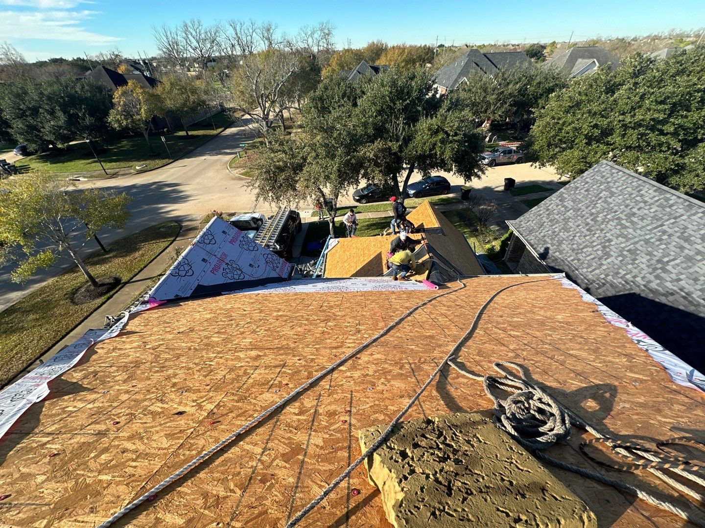 Residential Roofing Installation using Owen's Corning Duration (Lifetime) Shingles by Roof Repair Company