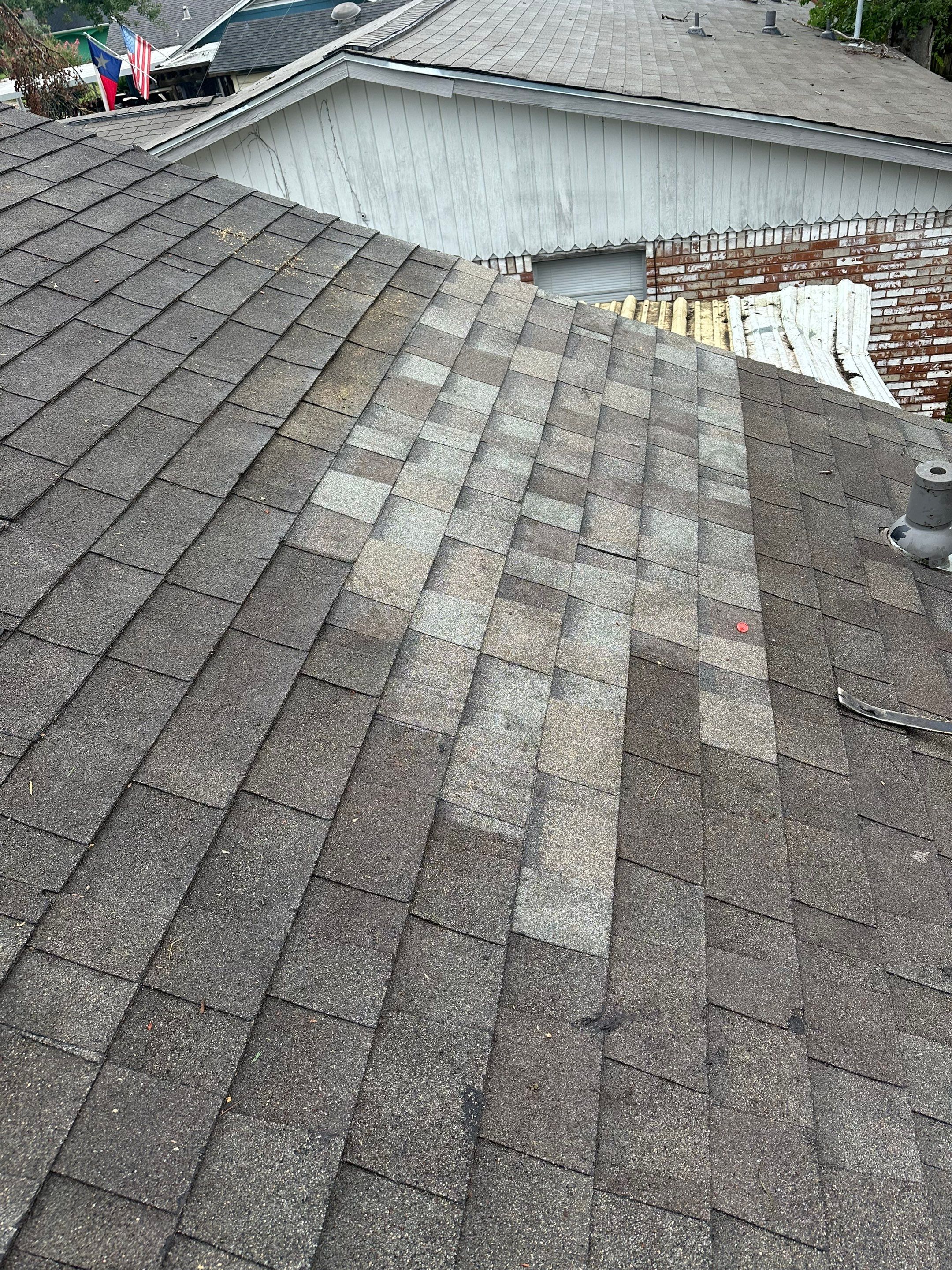 Hail Damage using Owen's Corning Duration (Lifetime) Shingles by Roof Repair Company