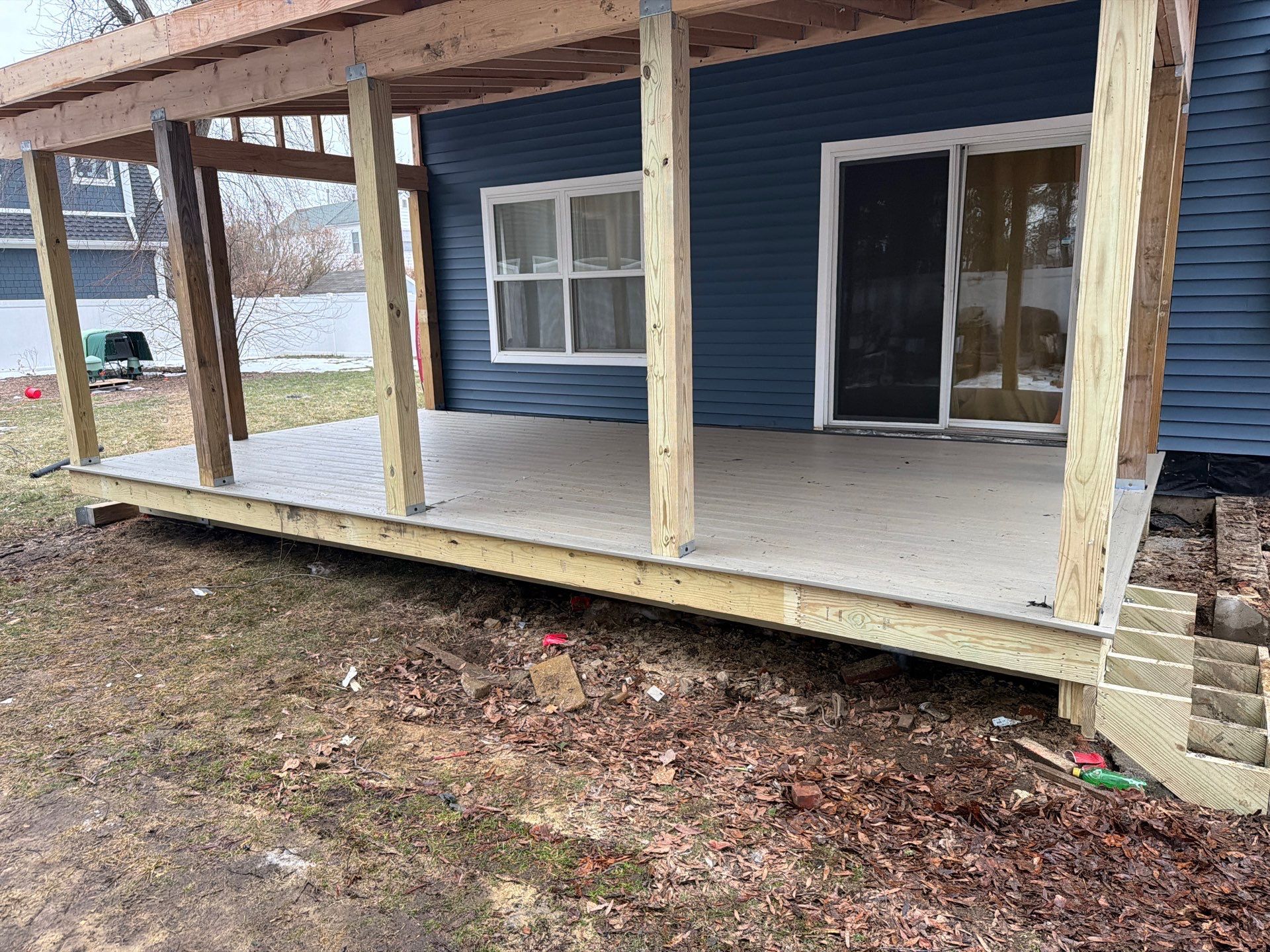 New Deck Porch In Keport by deck guardian