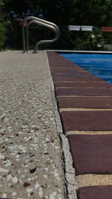 Pool Deck using Pebble Beach