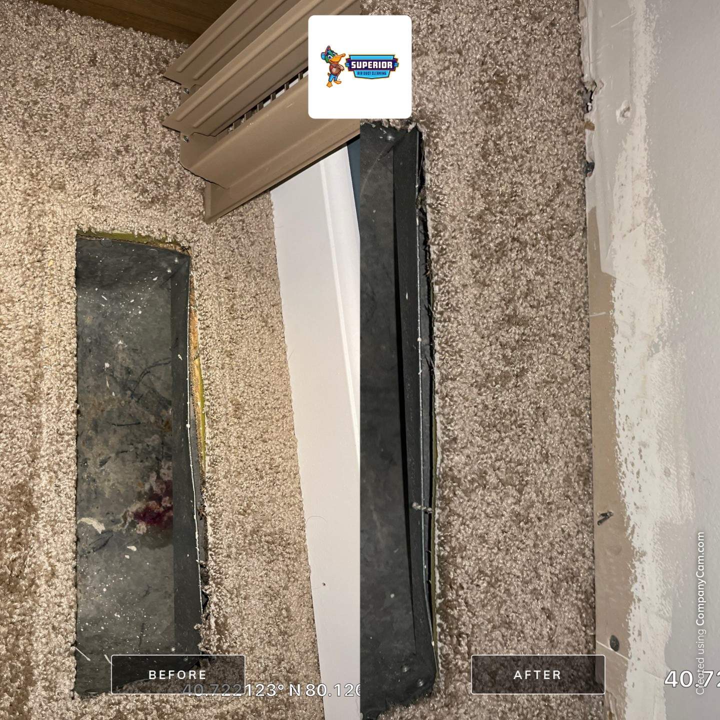 Air Duct Cleaning With a Vacuum Truck in Cranberry Twp, PA by Superior Air Duct Cleaning