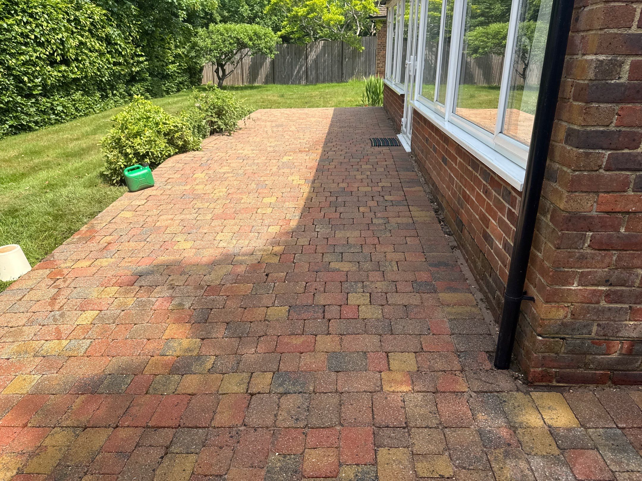 Patio Clean using Honda 21lt High Pressure Machine by Ges Exterior Cleaning ltd