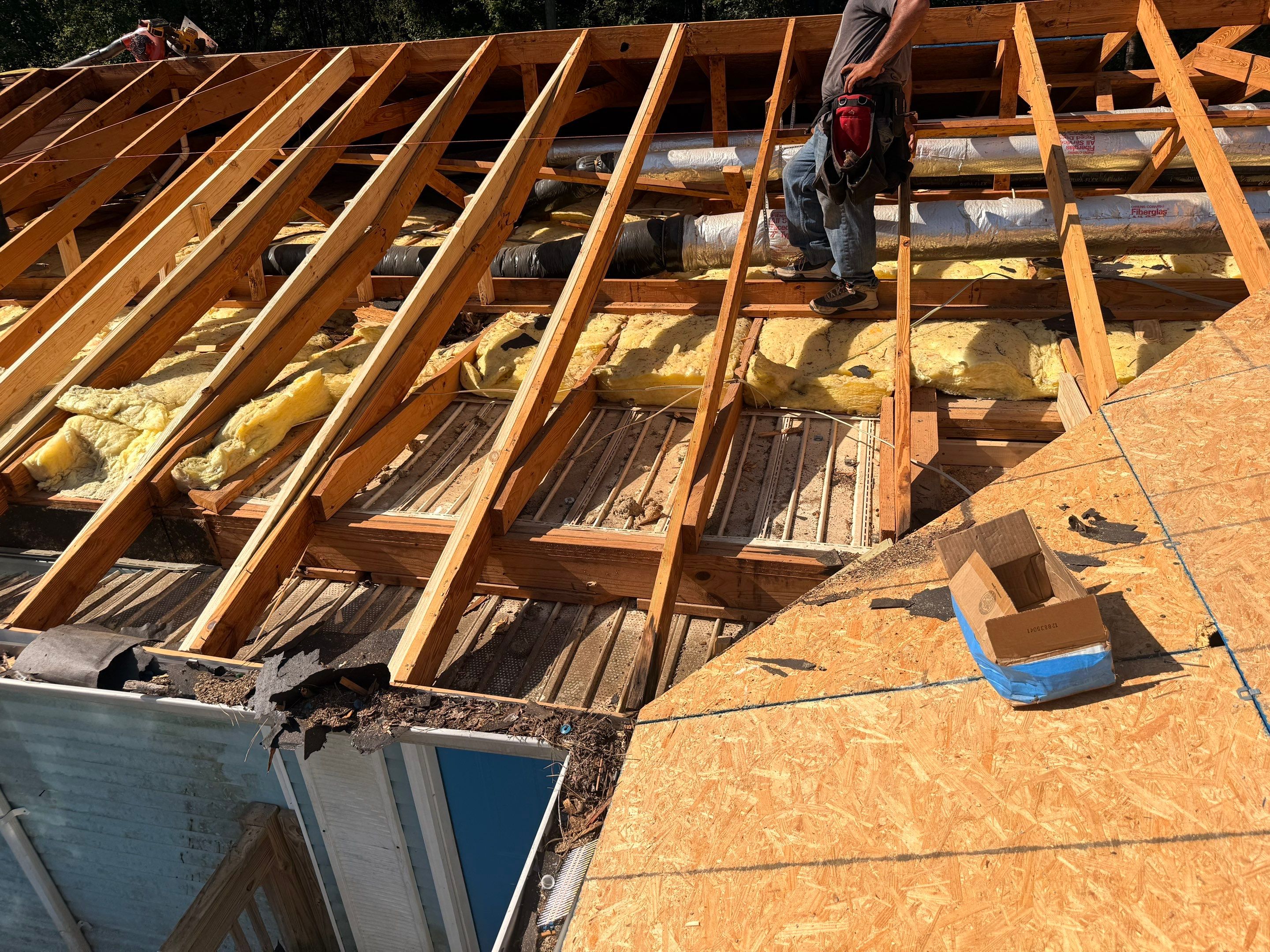 Full Architectural Shingle Roof Replacement Following Storm Damage in Wiggins by Frontline Roofing