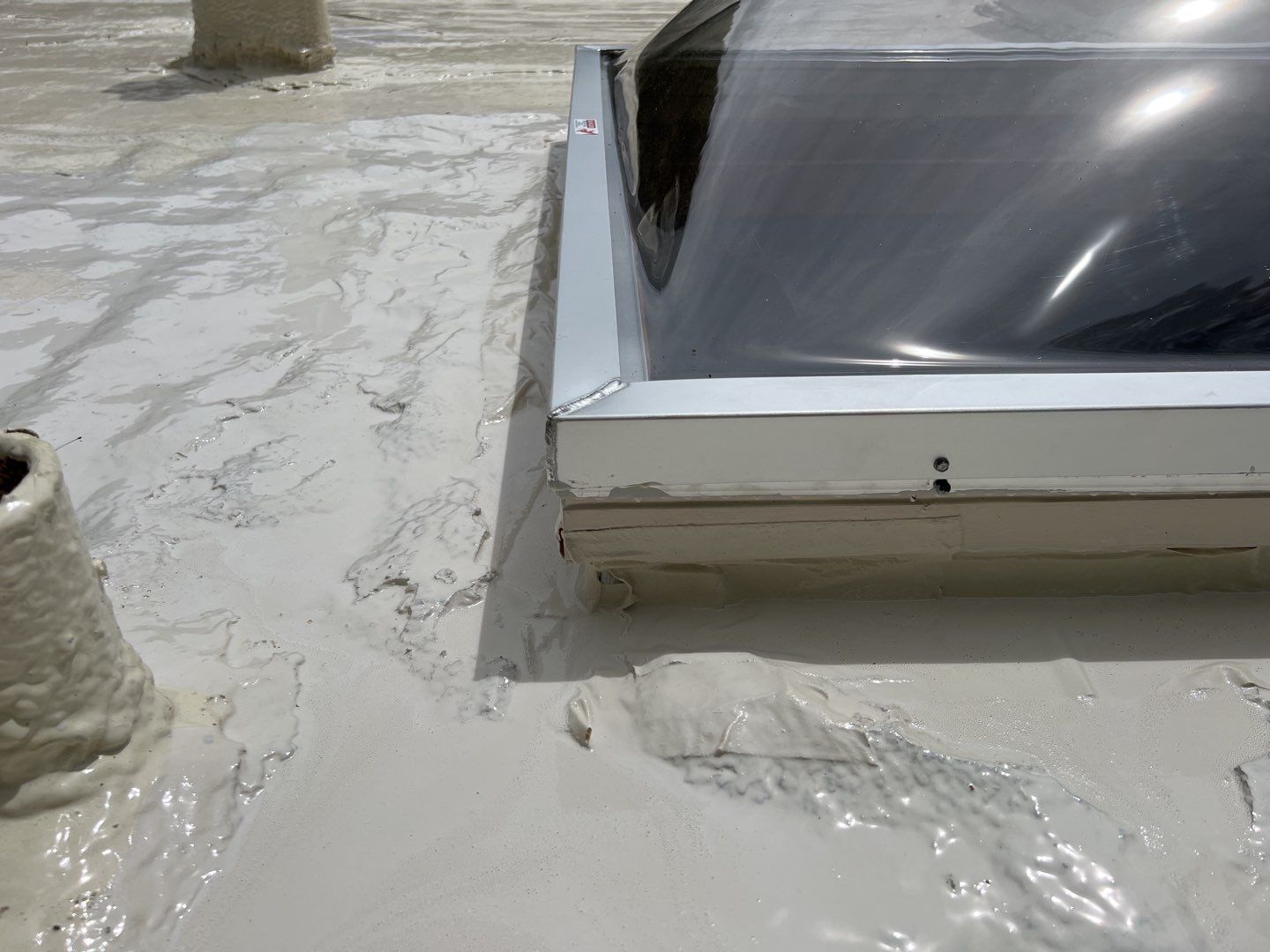 Commercial Roofing Installation using CASTAGRA ECODUR COATING by A to Z Roofing