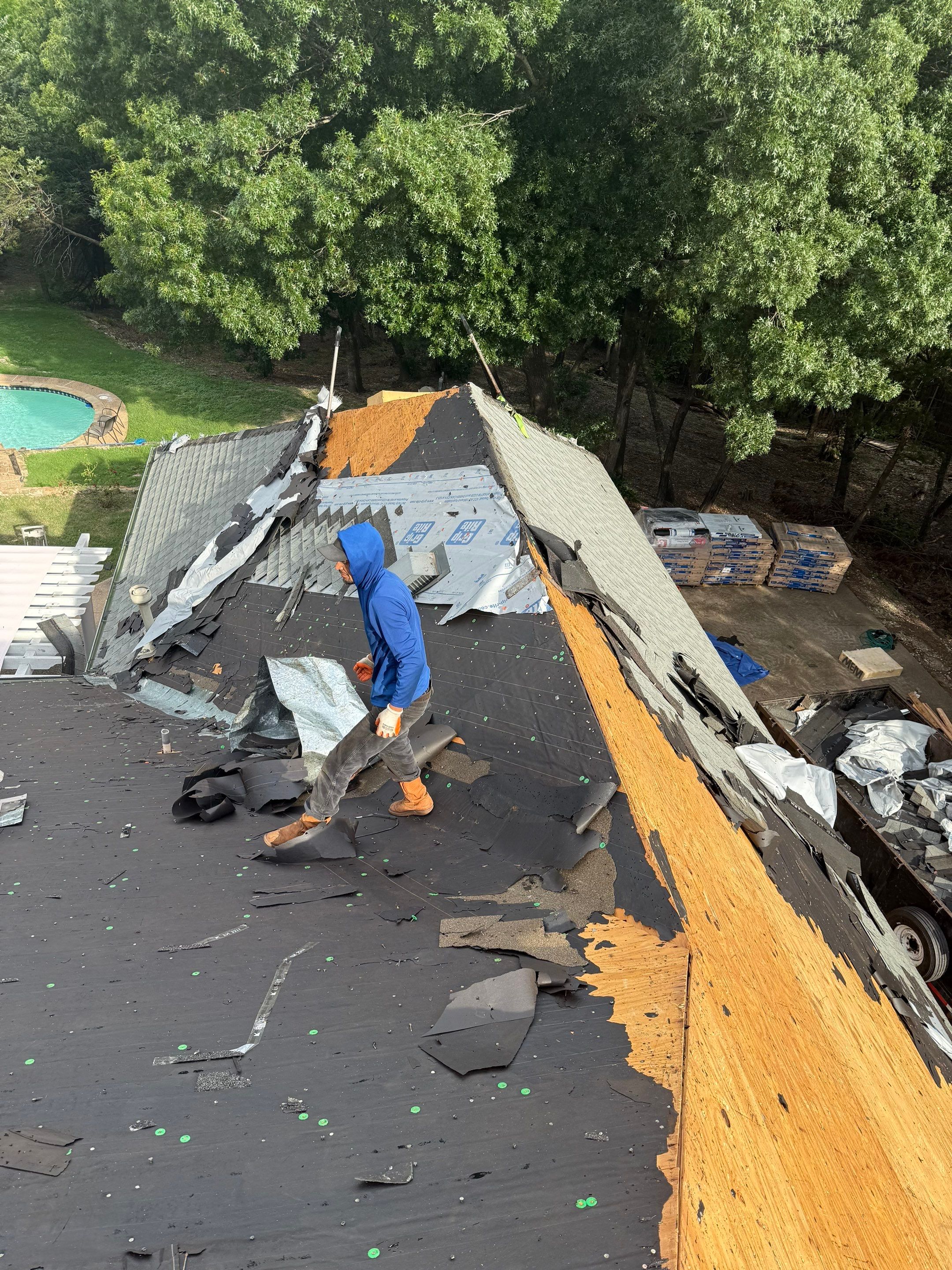 Project in DeSoto by Rhino Roofing and General Contracting, LLC