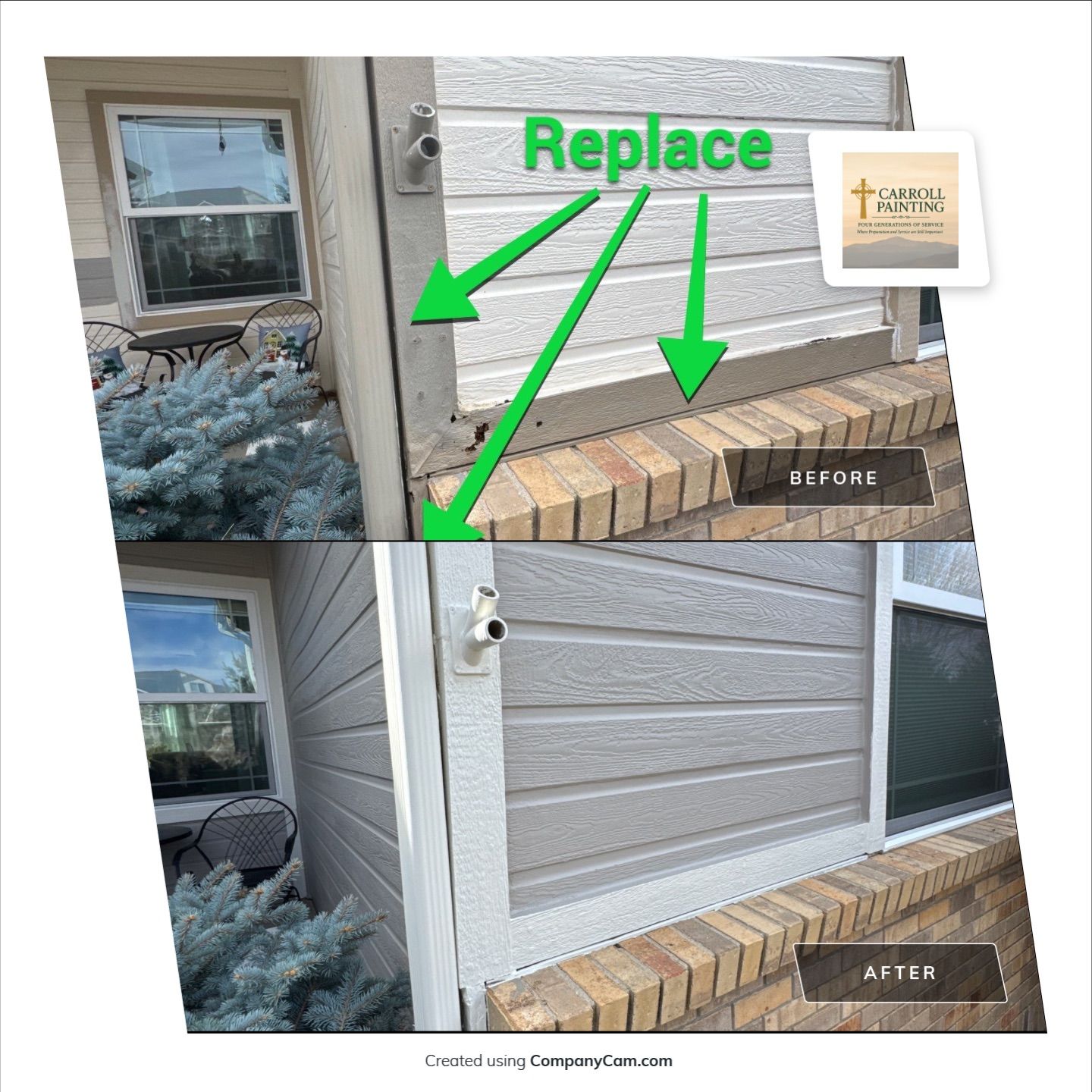 Siding and Trim Paint near NorthGate by Carroll Painting LLC