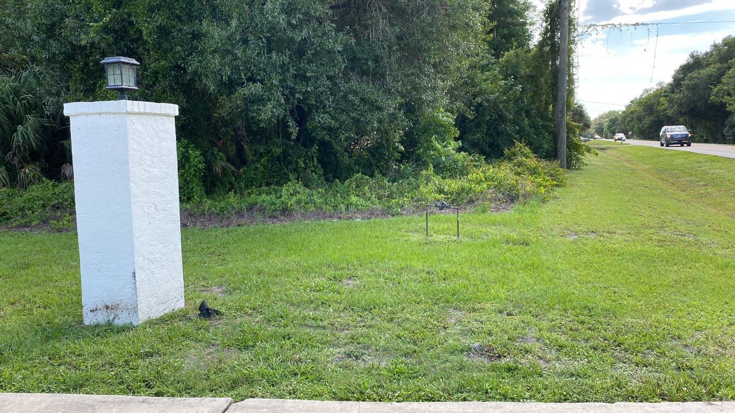 Sarasota, FL. Vinyl Fence Installation using Tan Vinyl Louvered Vinyl Fence by Asap fence and gates, LLC
