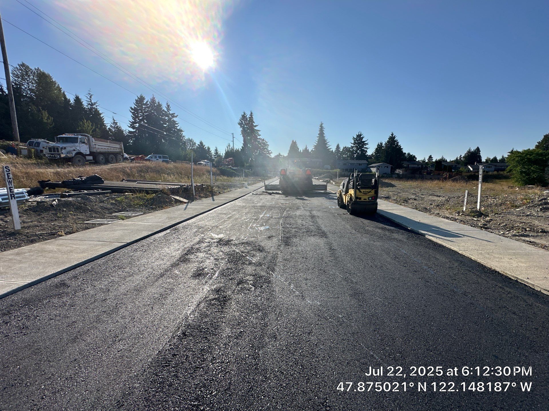 Asphalt Road Repair in Neighborhood  by Jireh Asphalt & Concrete Inc 