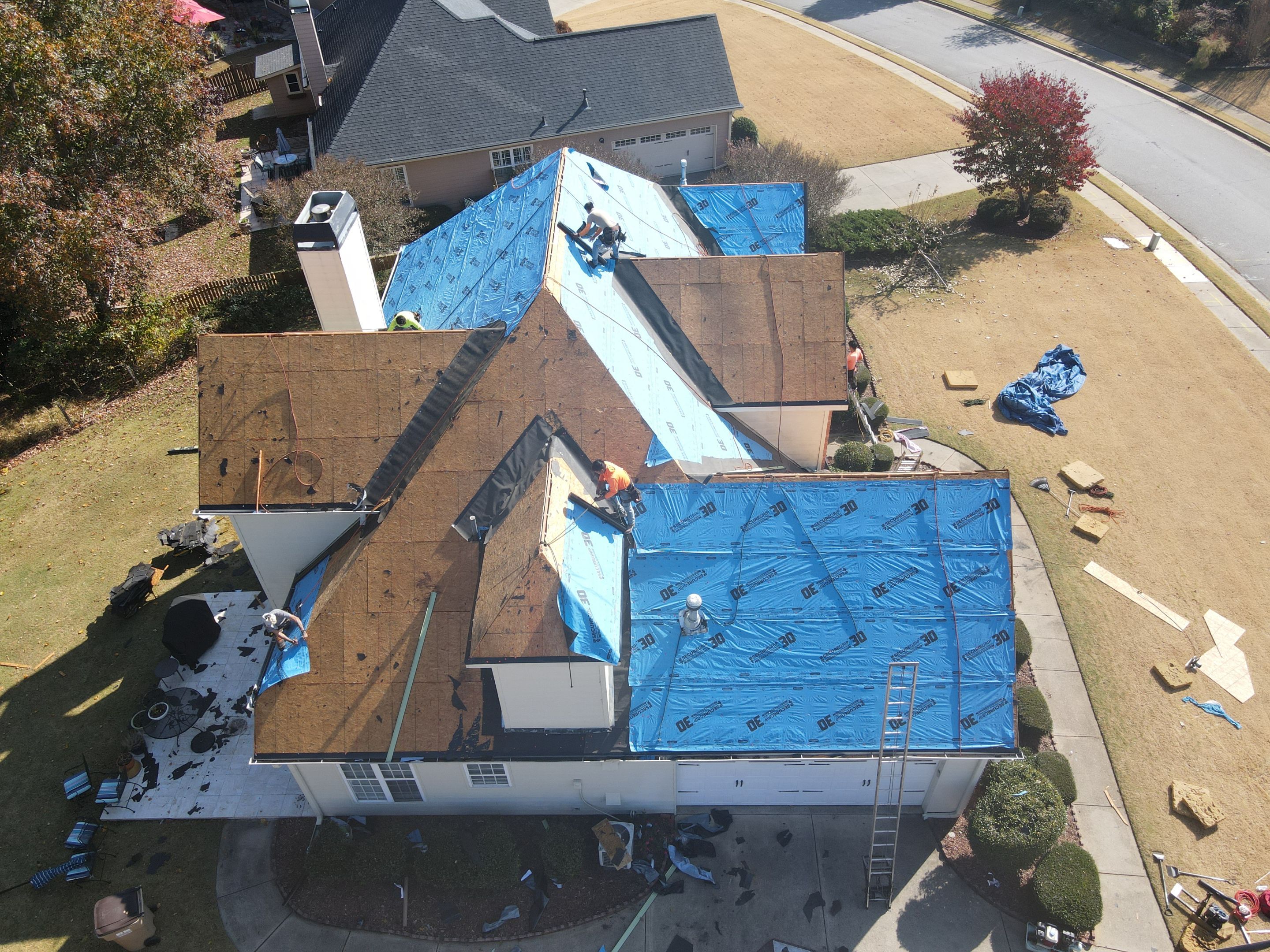 Residential Roofing Installation using Owens Corning by Inspector Roofing and Restoration