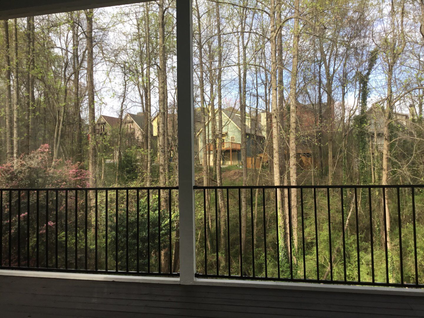 Elevated Screened Porch and Composite Deck Installation in Atlanta by Swift Home Renovations