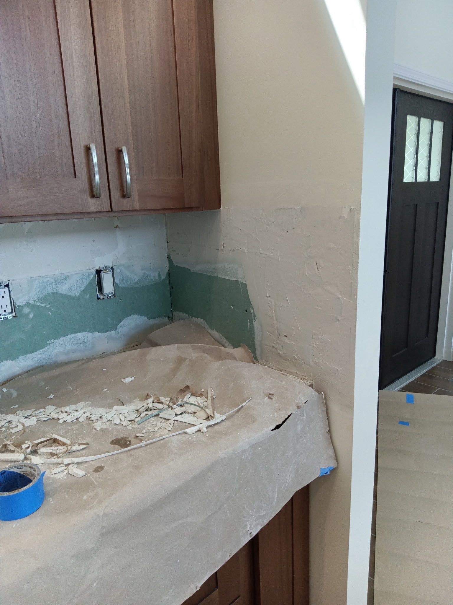Backsplash Fix From Previous Install by Axtra Hand