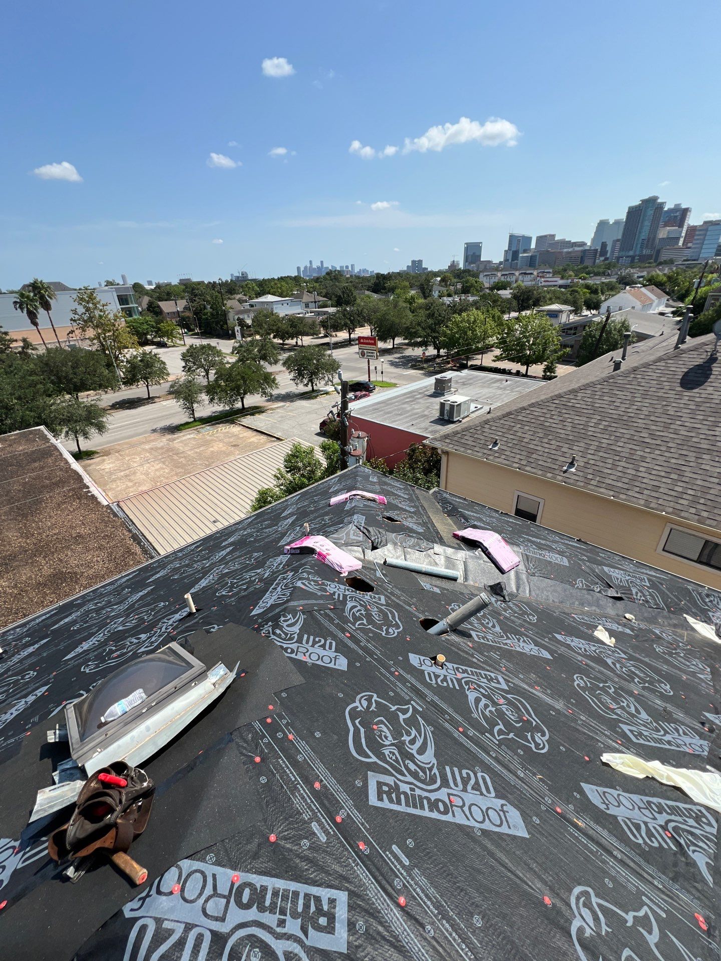 Residential Roofing Installation using Owen's Corning Duration (Lifetime) Shingles by Roof Repair Company
