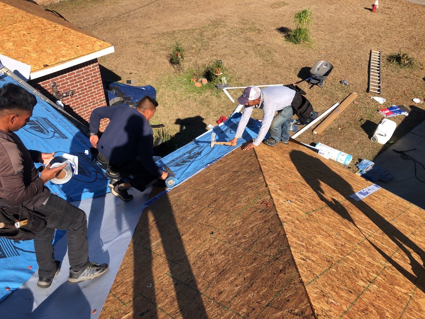 Residential Roofing Installation using Roof Replacement by American Roofing & Construction LLC