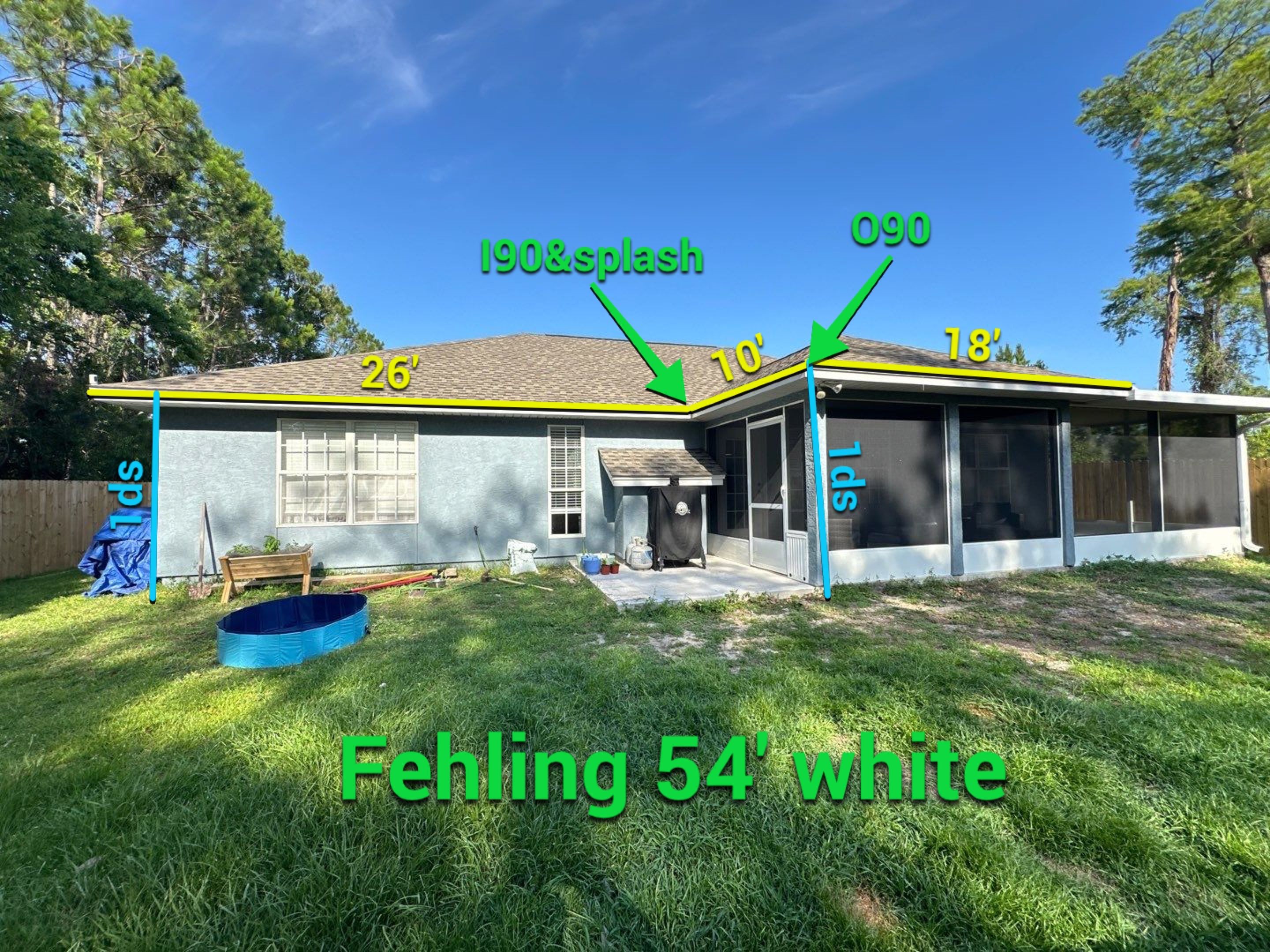 Seamless Gutters with Splash Guards by Gutter Professors