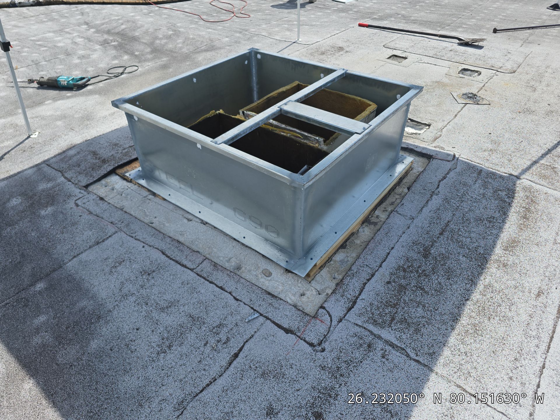 Commercial Roof Restoration and HVAC Curb Flashing in Pompano Beach by Roof King LLC
