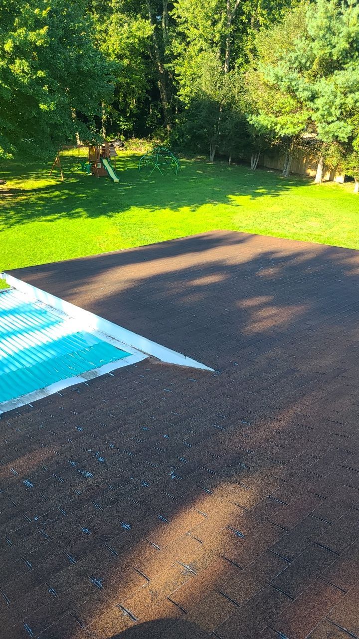 Residential Roofing Installation using Owens Corning Duration Slatestone Gray by A Plus Exterior