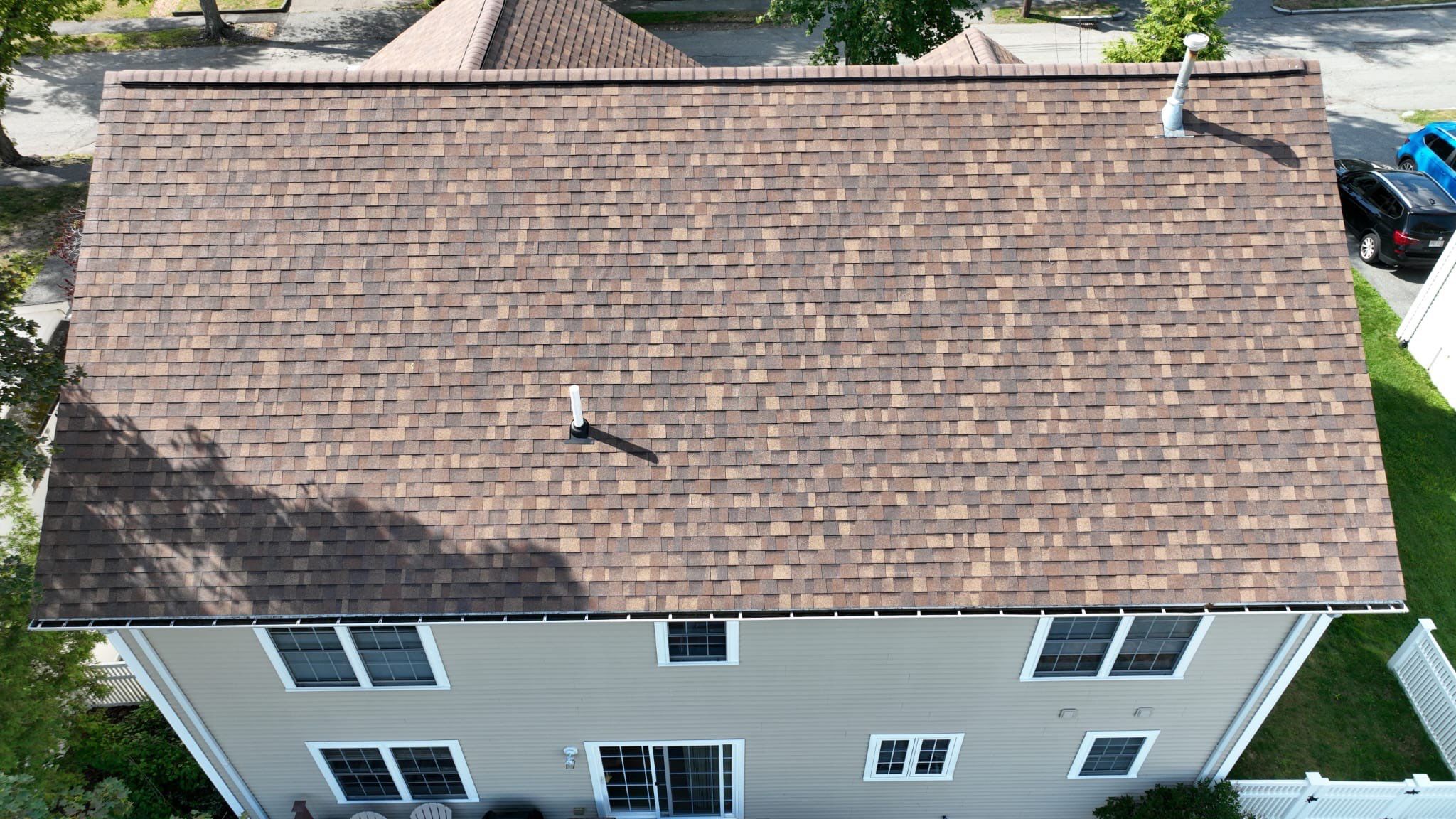 Full Roof Replacement in Waltham, MA – Owens Corning Duration, Desert Rose by JOHNNYS PRO