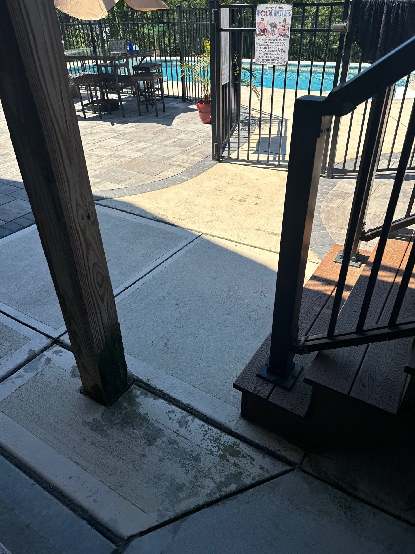 Pool Deck Project in Gibsonia by Floors in a Day, Inc