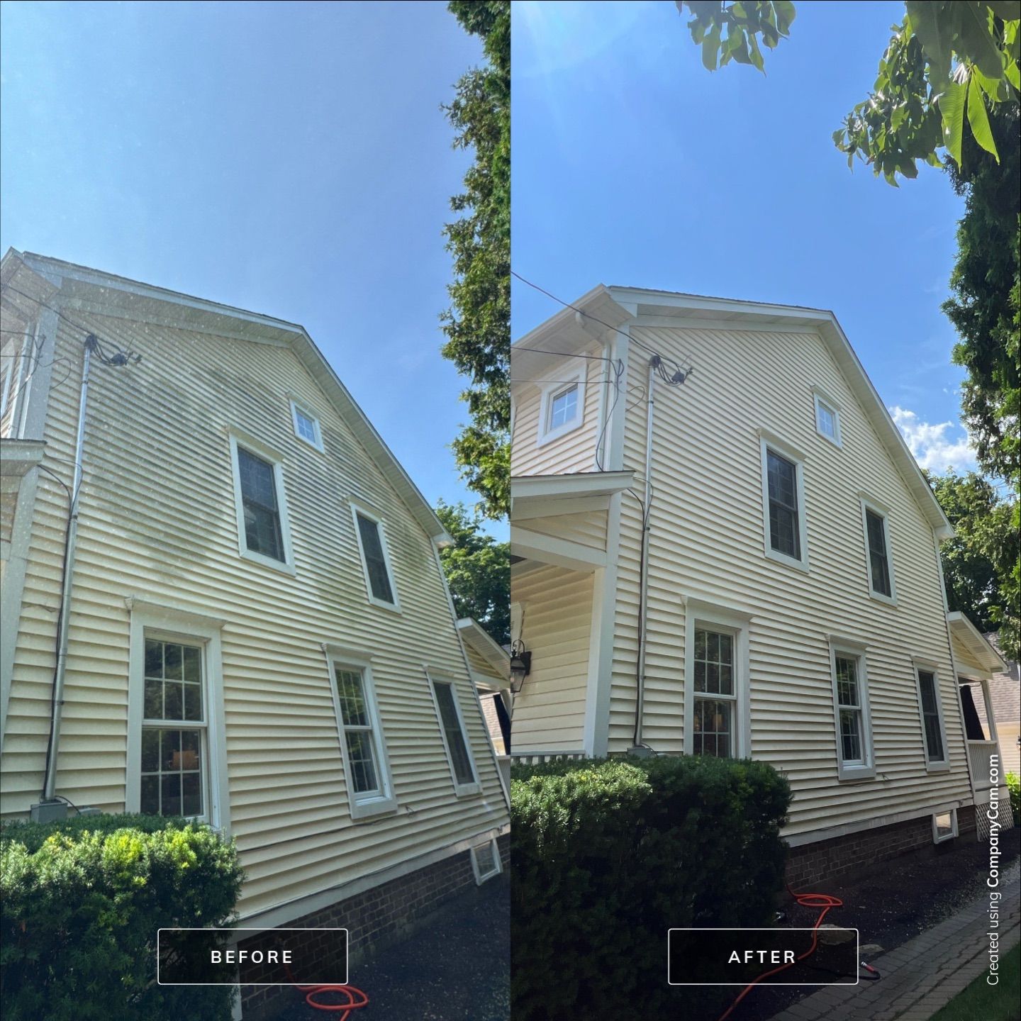 Project in Barrington by Simmons Power & Soft Washing