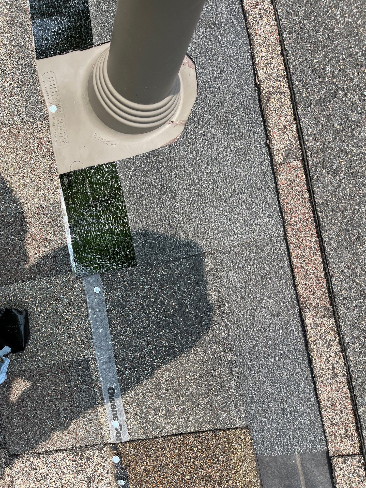 Hail Damage using Owen's Corning Duration (Lifetime) Shingles by Roof Repair Company