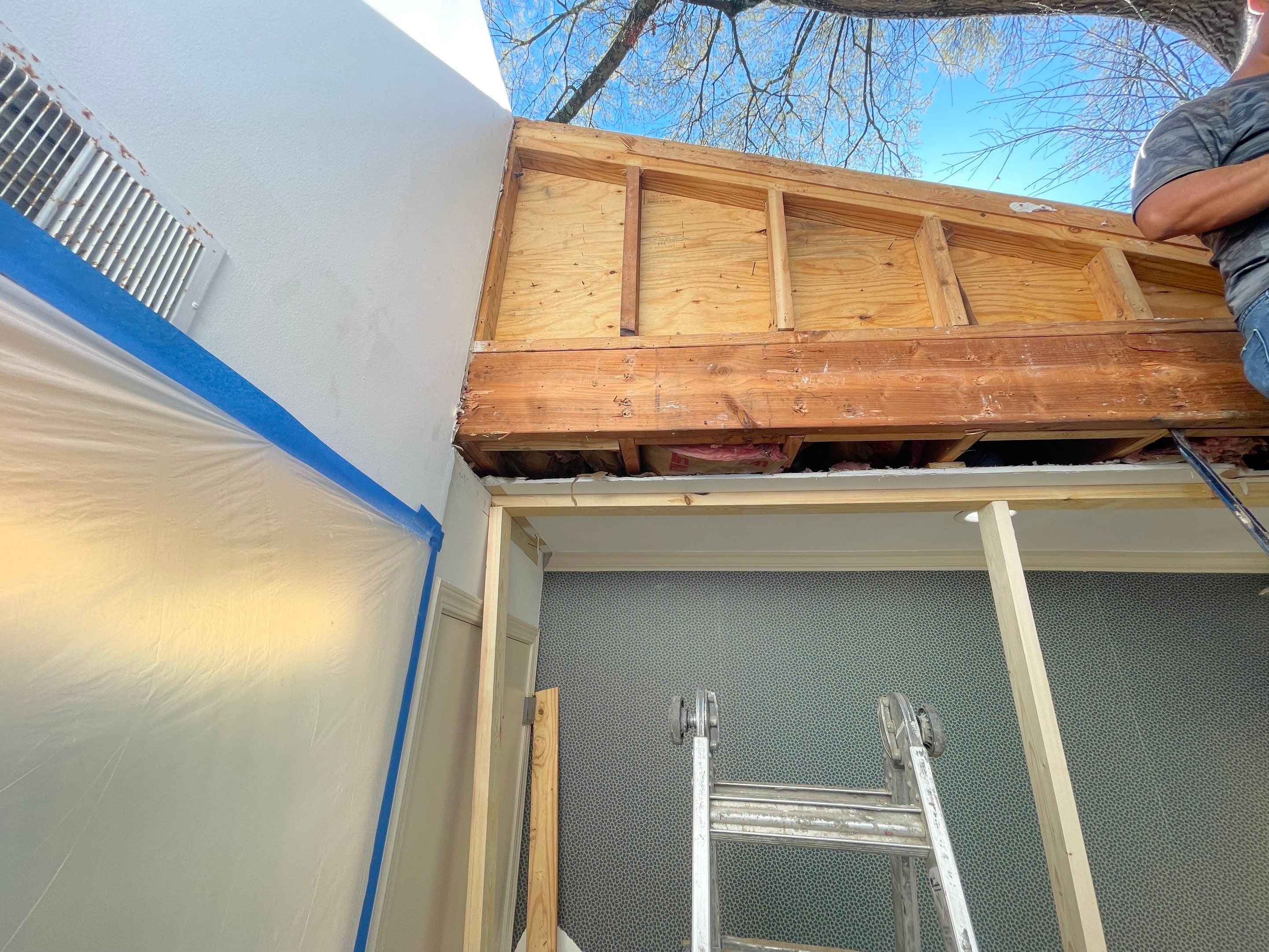 Structural Wood Rot Repair and Custom Skylight Installation in Memphis by Revival Roofing Services