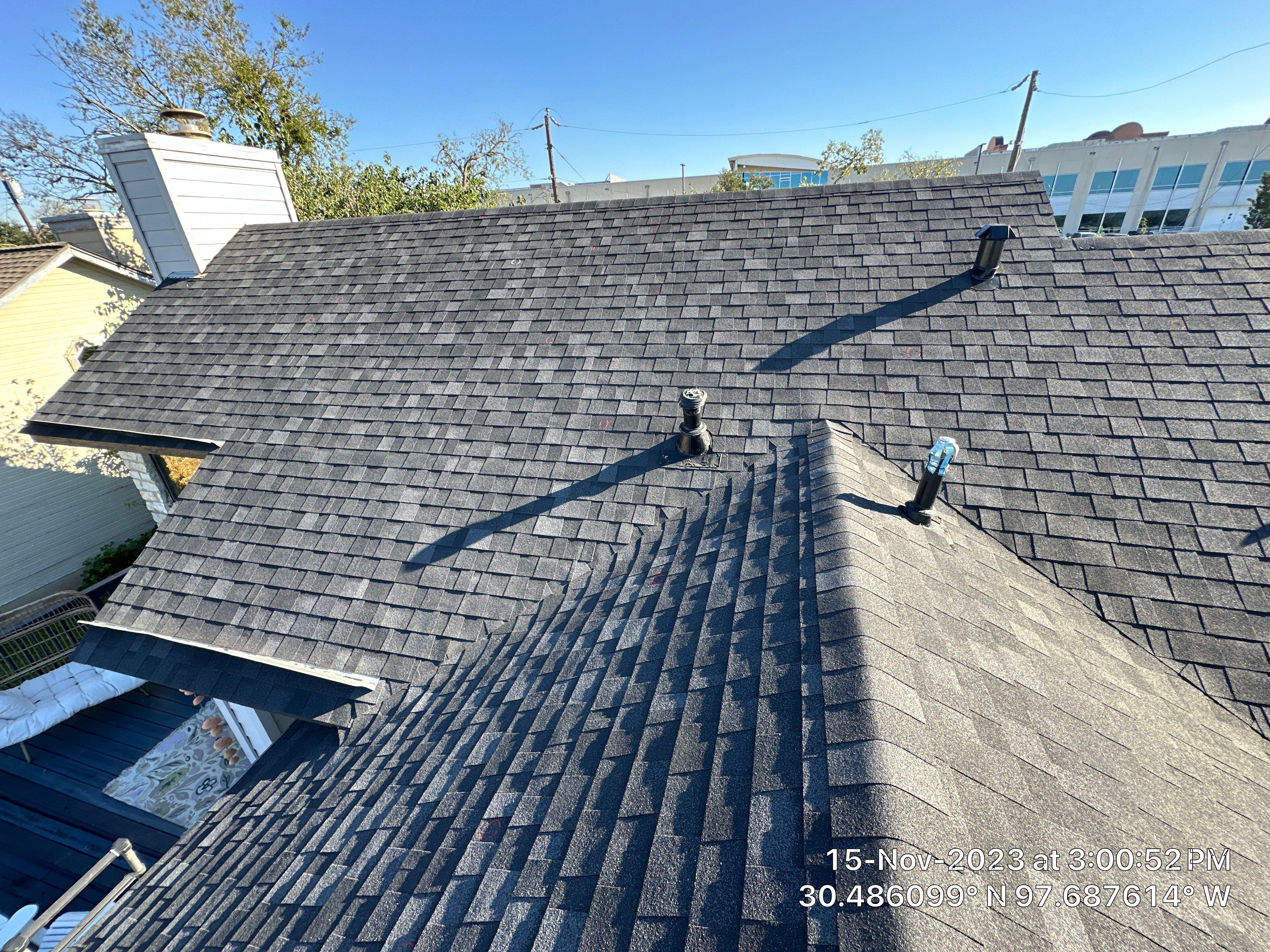 Architectural Shingle Roof Replacement and Interior Restoration in Round Rock by Caliber Restoration LLC
