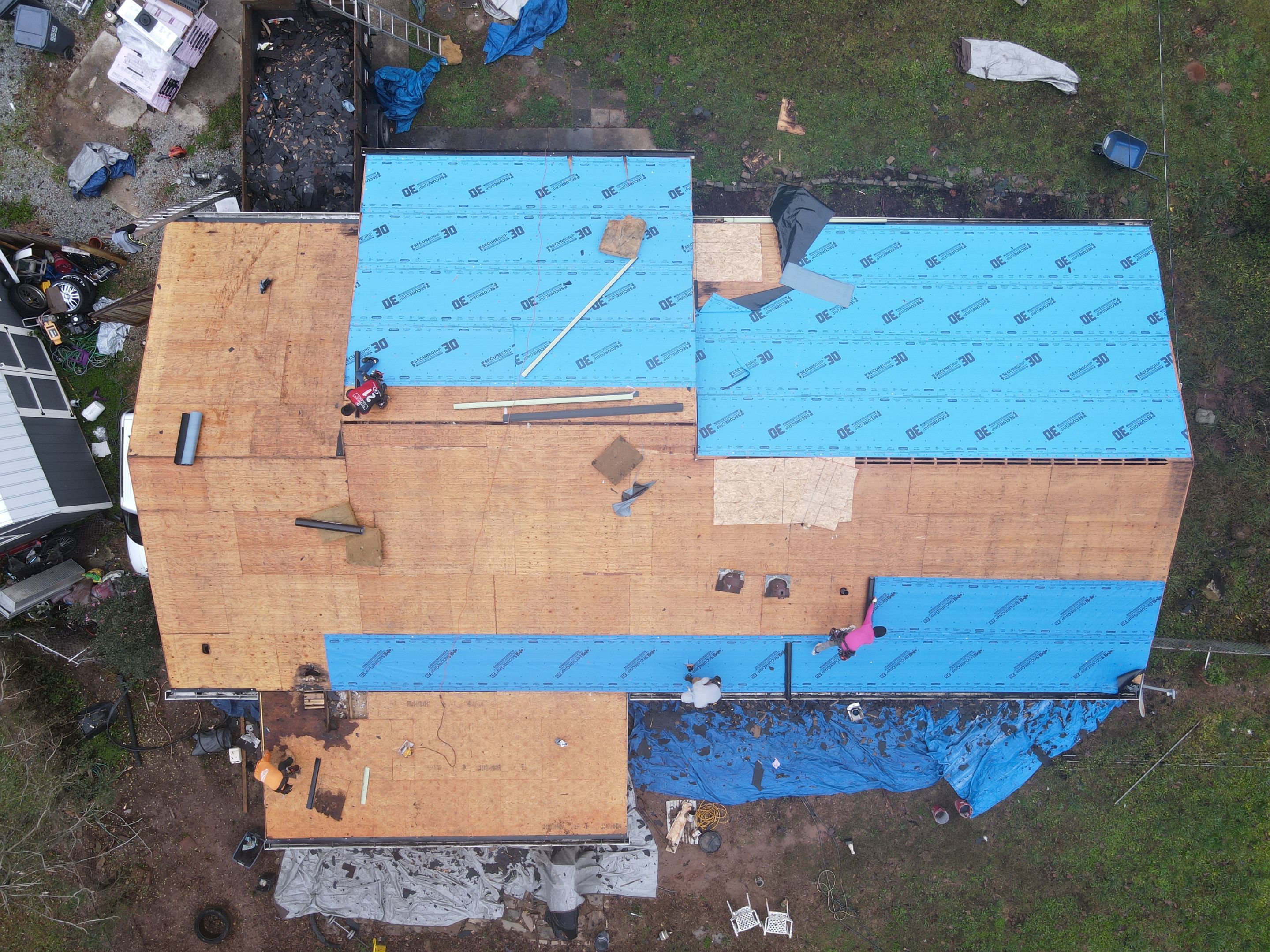 Residential Roofing Installation using Owens Corning by Inspector Roofing and Restoration