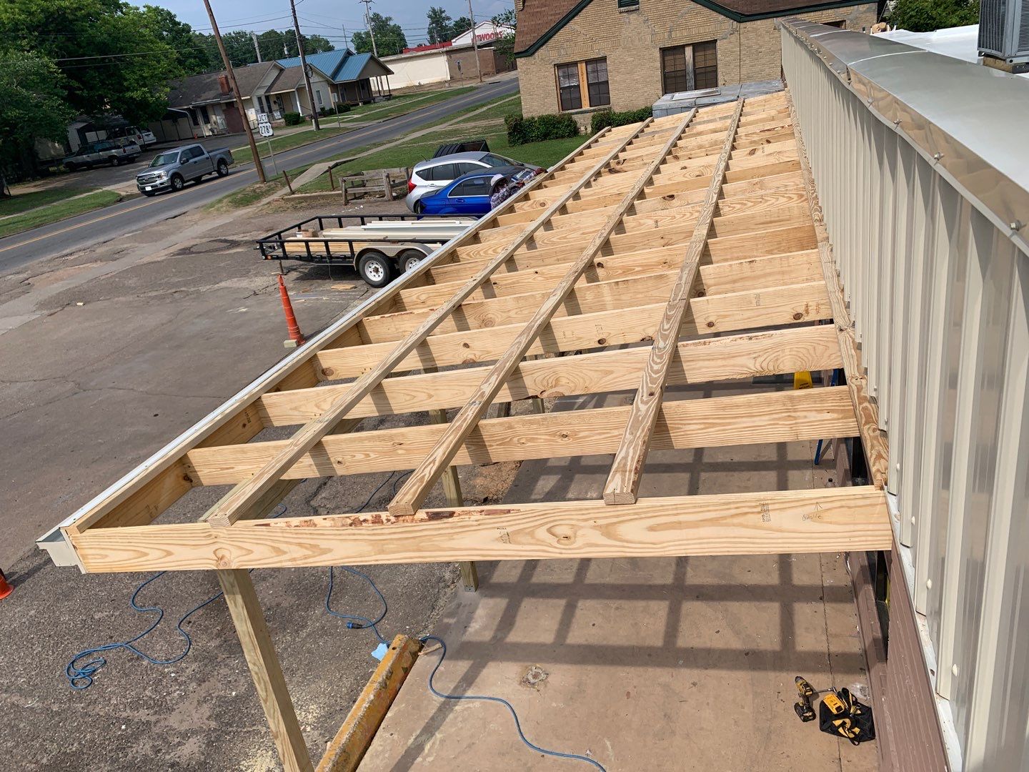 Store Building in Hope by Hostetler Roofing