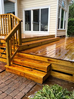 Deck using Wood Sealant