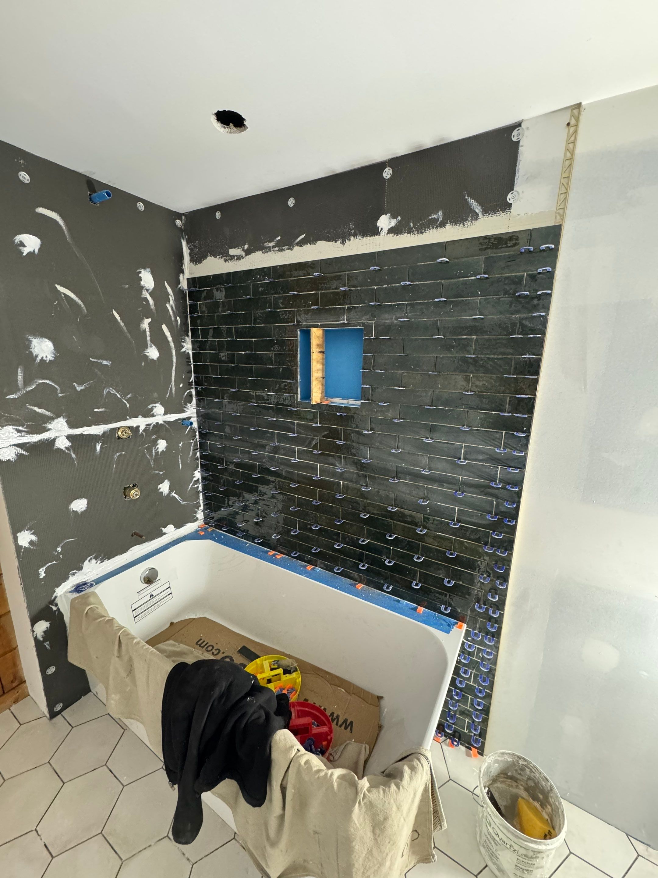 Brandt Double Bathroom Remodel by Integrity Tile and Home LLC