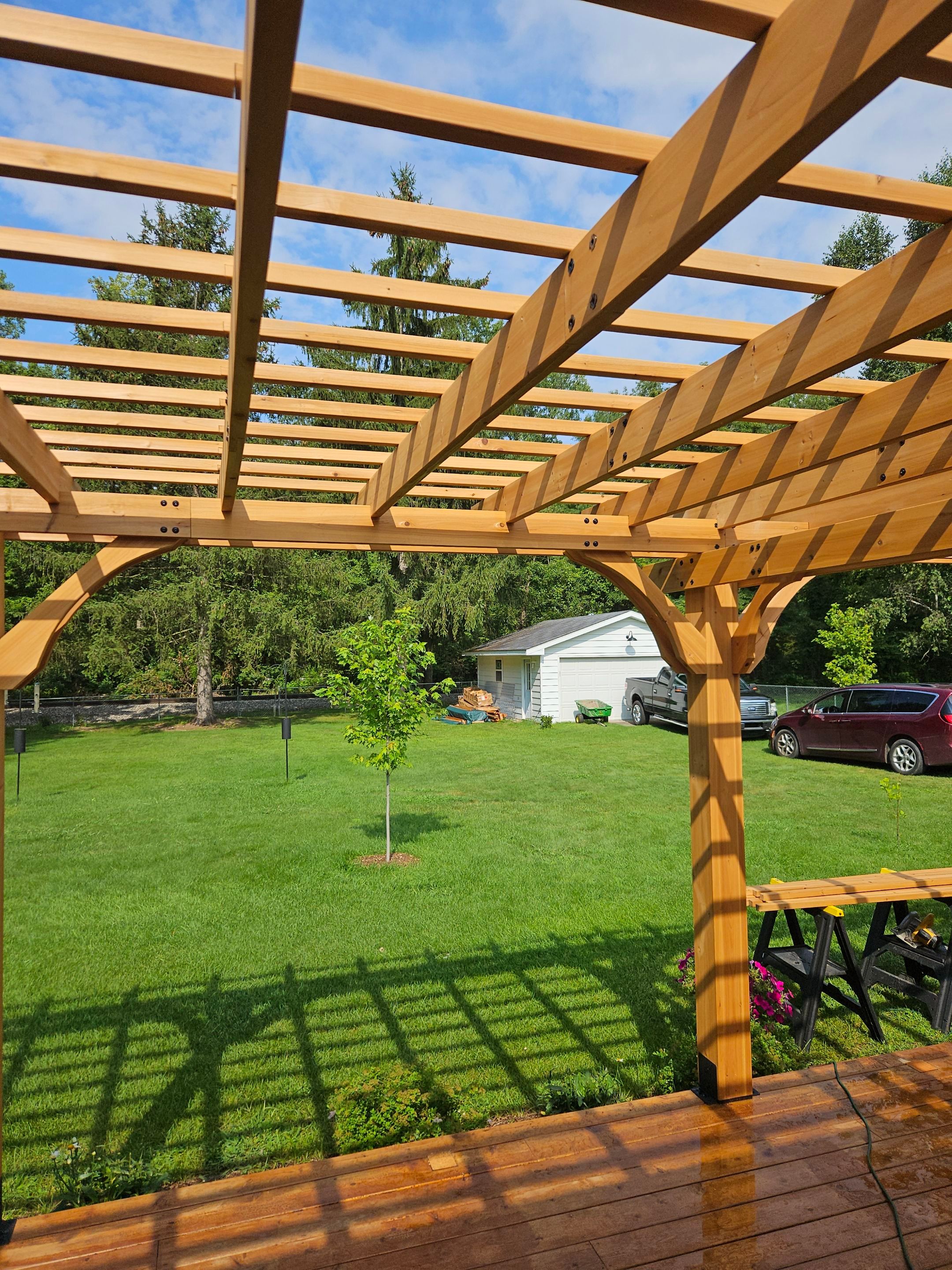 New Pergola by Clark Builders LLC