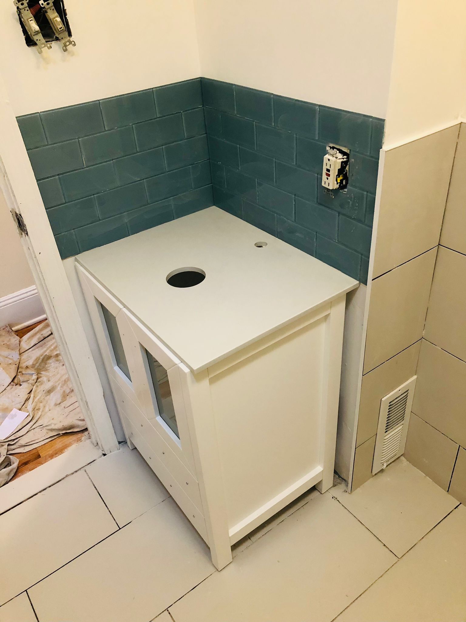 Bathroom Remodel using Tile by Home Concepts Construction