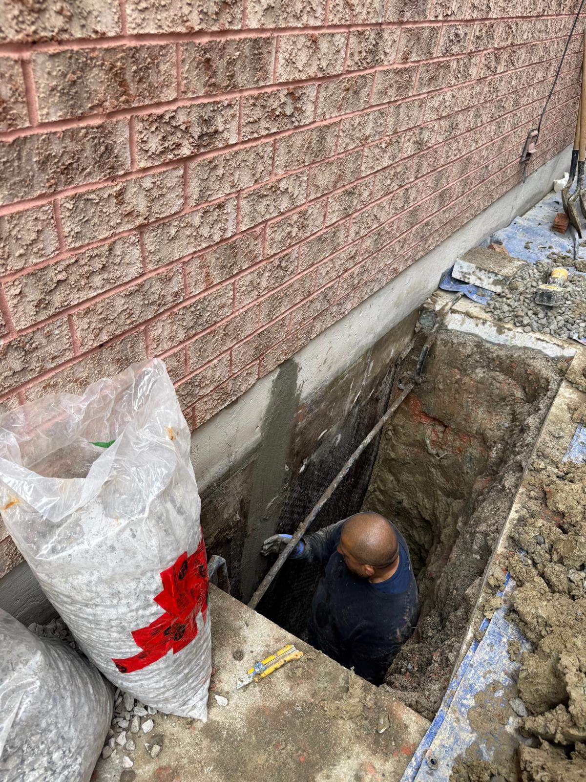 Foundation Waterproofing and Exterior Crack Repair in Brampton by Canada Waterproofers Inc