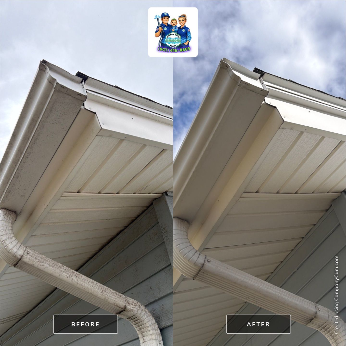 Project in Elk Grove Village by Simmons Power & Soft Washing