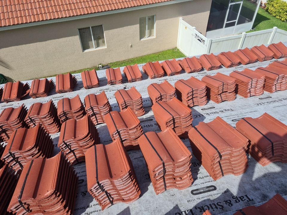 Residential Roofing Installation using Eagle Roofing Tile by BLUES BROTHERS ROOFING