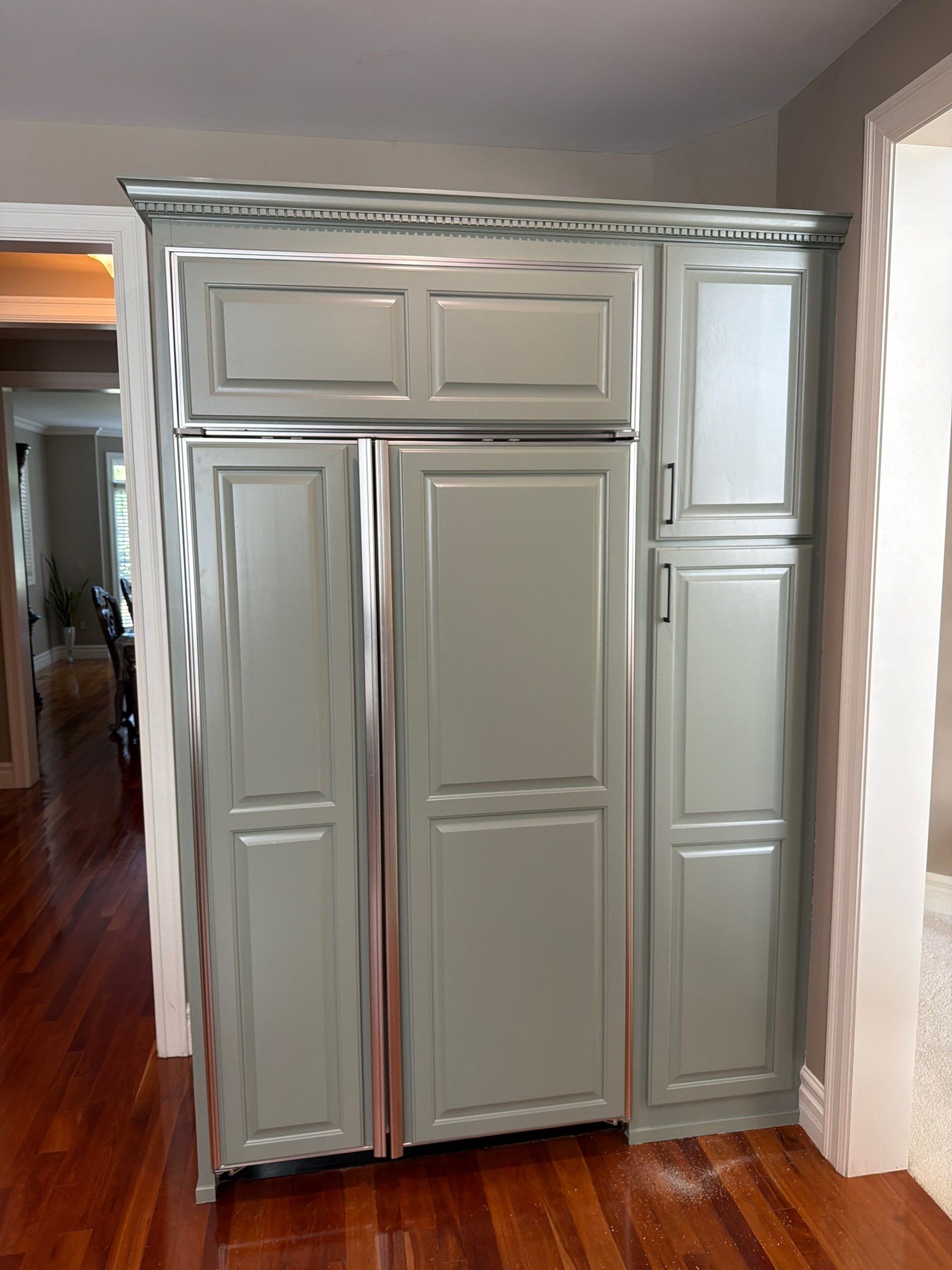 Custom Kitchen CabinetRefinishing in Grand Blanc by Top Shelf Painter