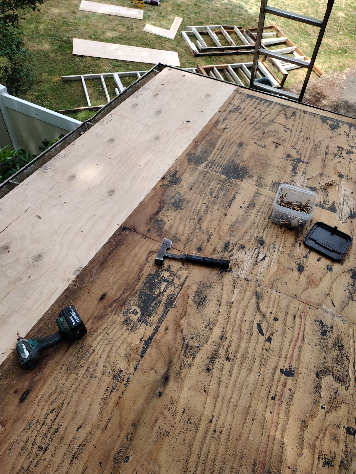 Residential Deck Replacement  using Certainteed Flintlastic SA Cap by Orezona Building & Roofing Company, Inc.