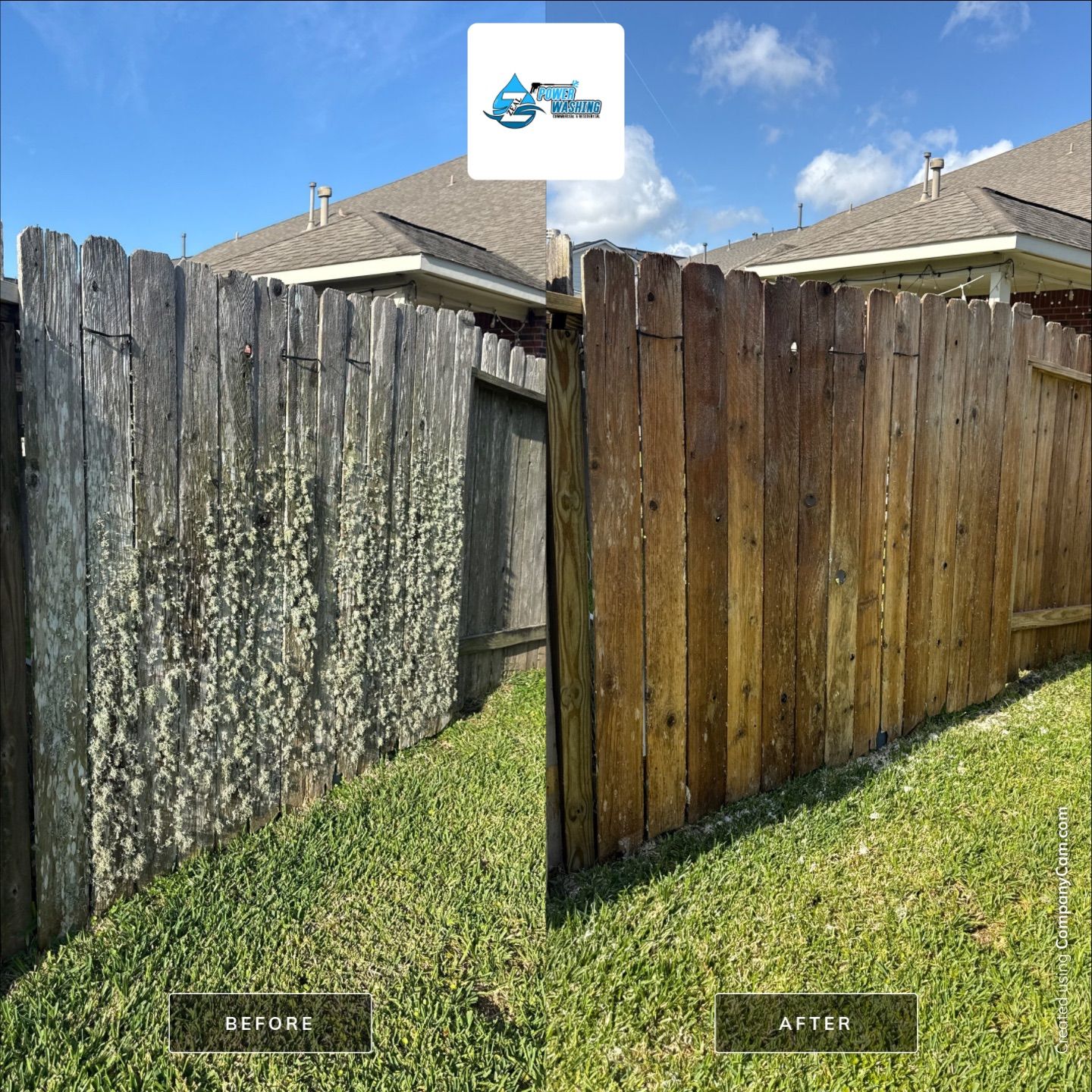 Wood Fence Cleaning and Surface Restoration in Richmond by Zeal Power Washing