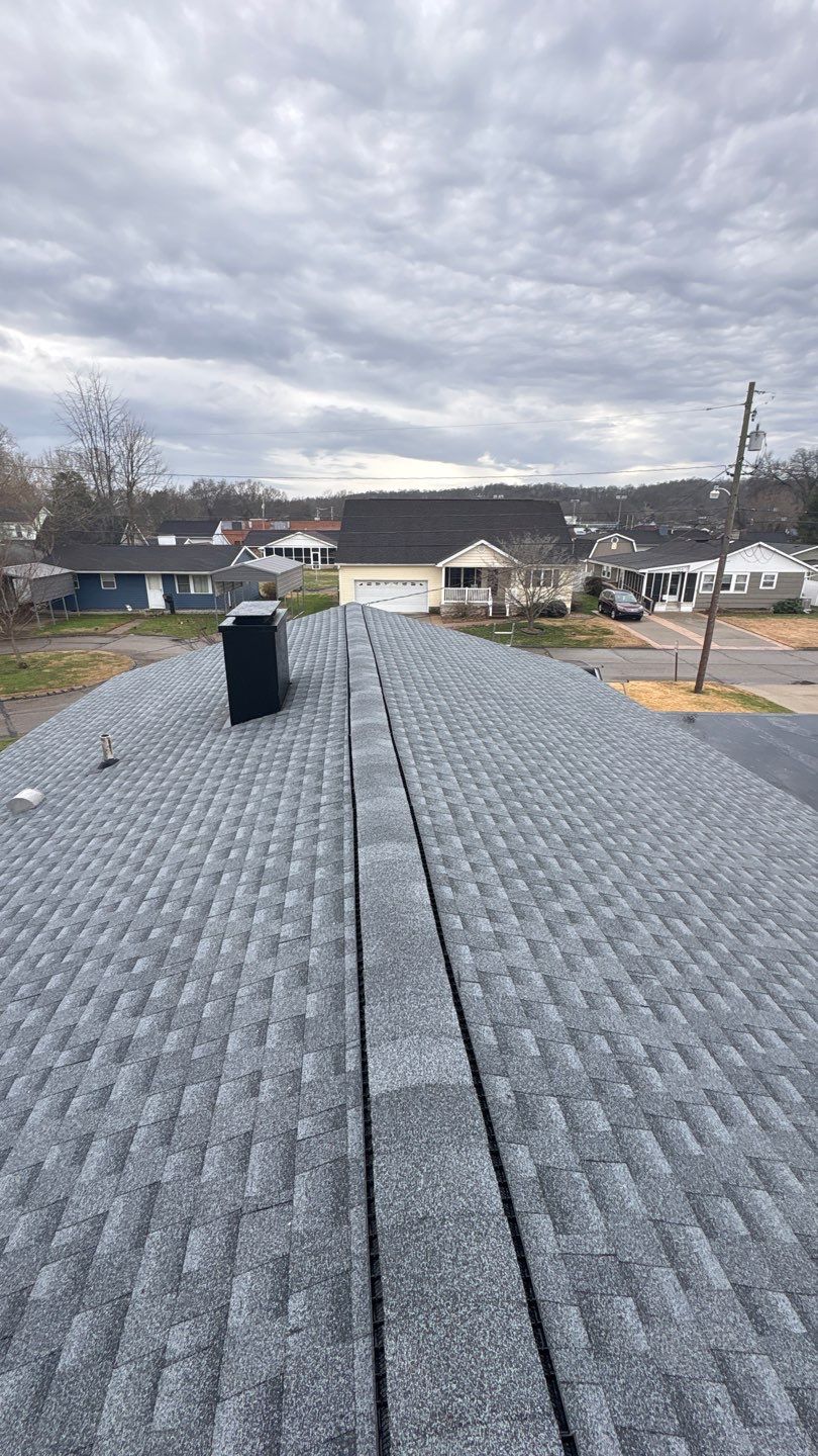 Residential Roofing Installation using EPDM and GAF Timberline HDZ Hickory by Rainstoppers Roofing