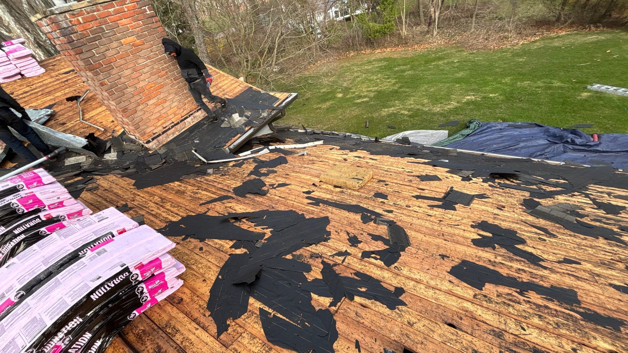 Roof Replacement using Owens Corning Williamsburg Gray by 180 Contractors
