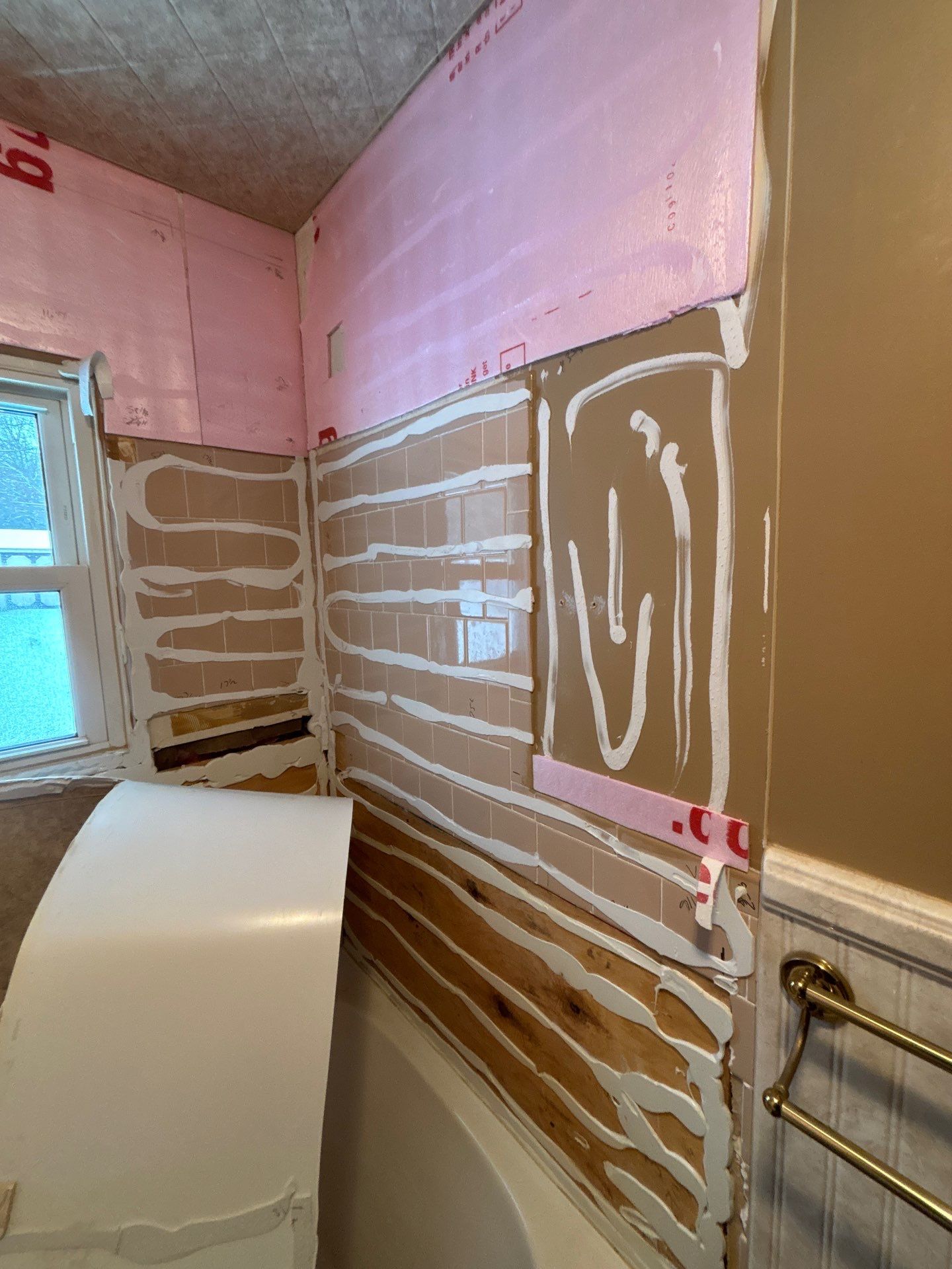 Tub To Walk-In Shower Conversion in Bloomingburg, NY by Yankee Home Improvement