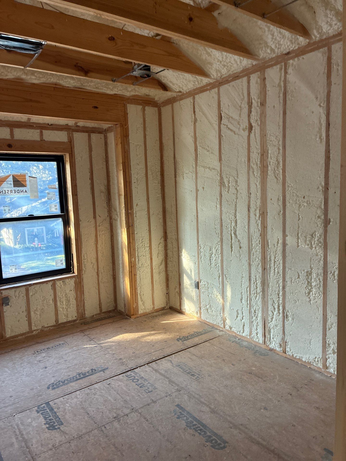 Fully encapsulated Dallas custom home  by Apex Insulation Solutions