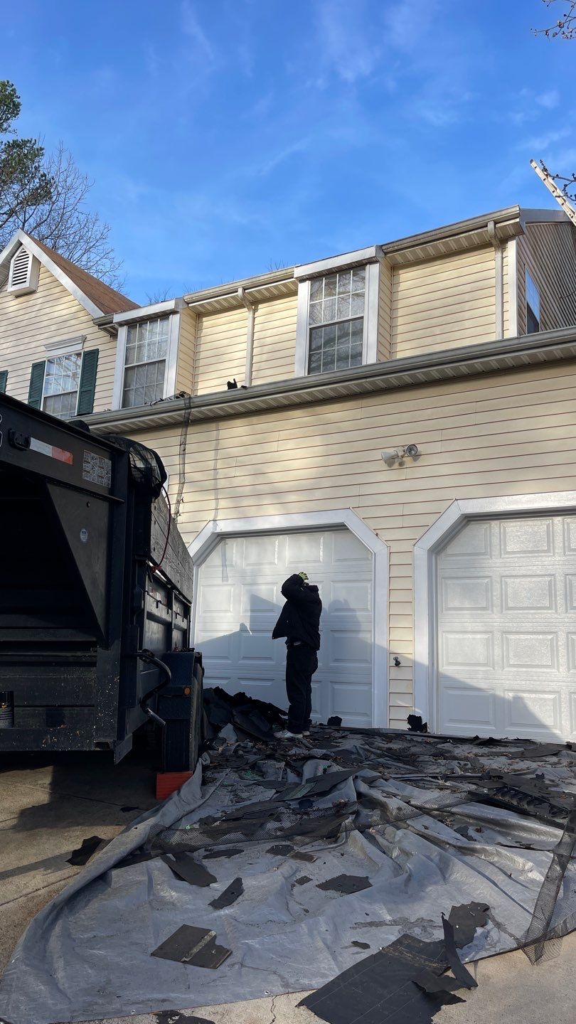 Roof replacement and interior repair by hail and wind damage by Just Brilliant Restoration JBR