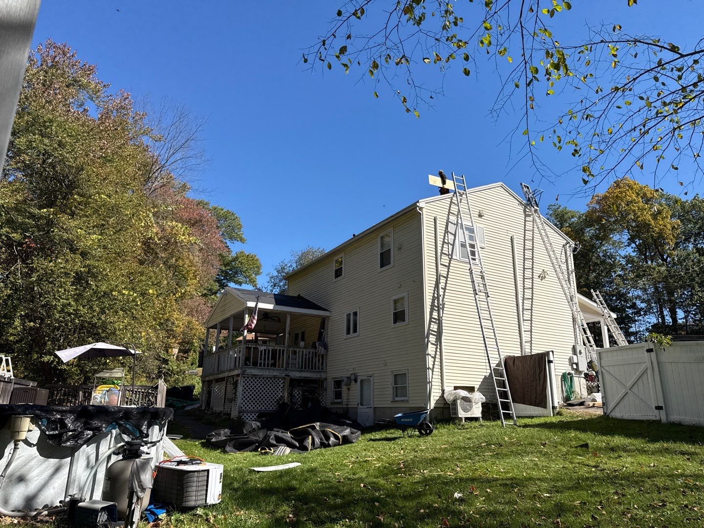 Full Roof Replacement with New Plywood Decking & Gutter Installation by Sensible Home Solutions