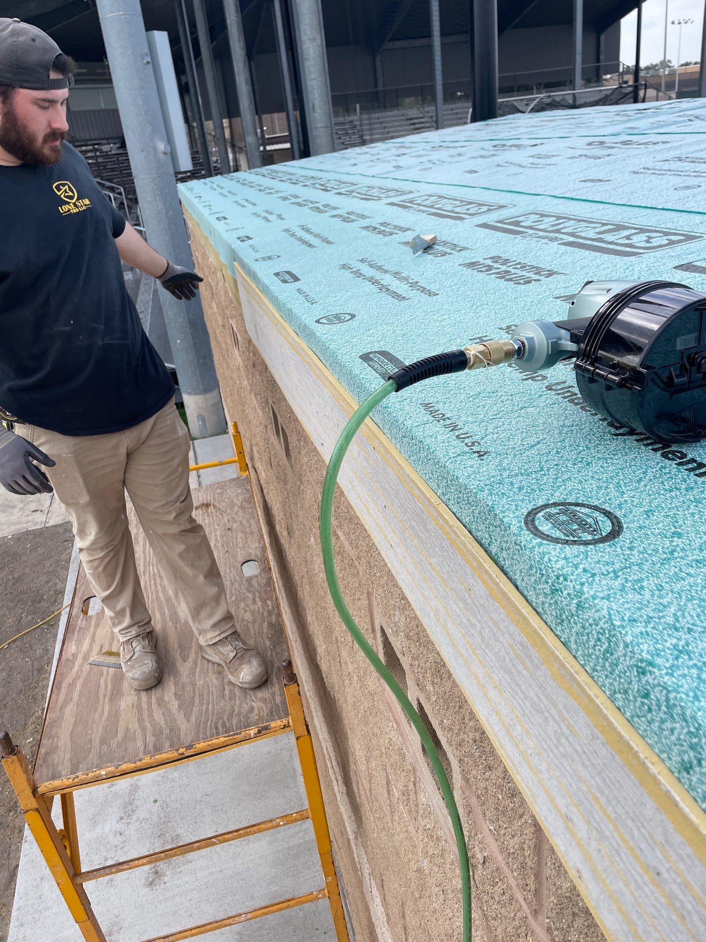 Wildcat Dugout by Bayfront Roofing and Construction