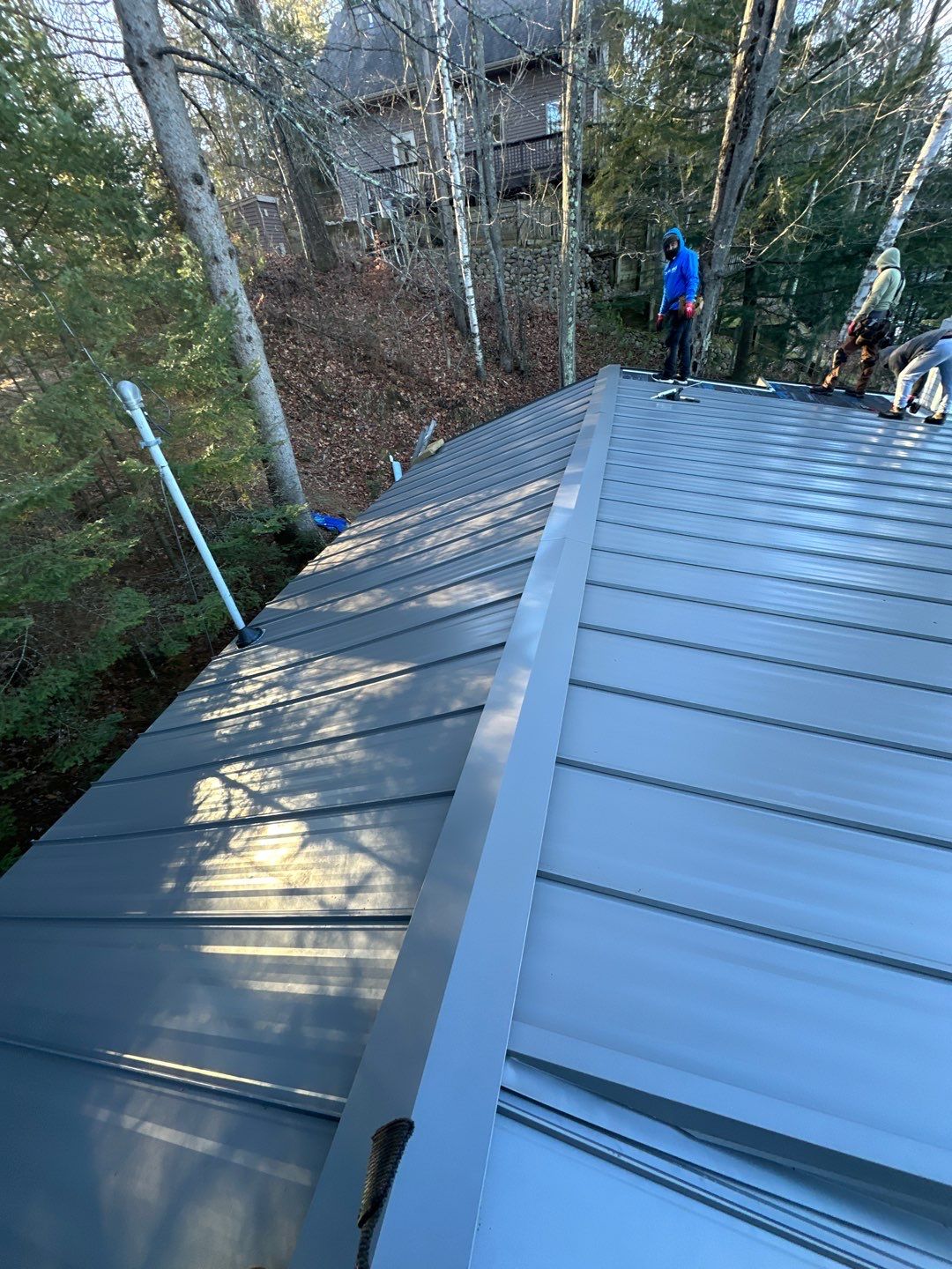 Standing Seam Roof  using Standing Seam Metal 26 Guage by Stendahl Services