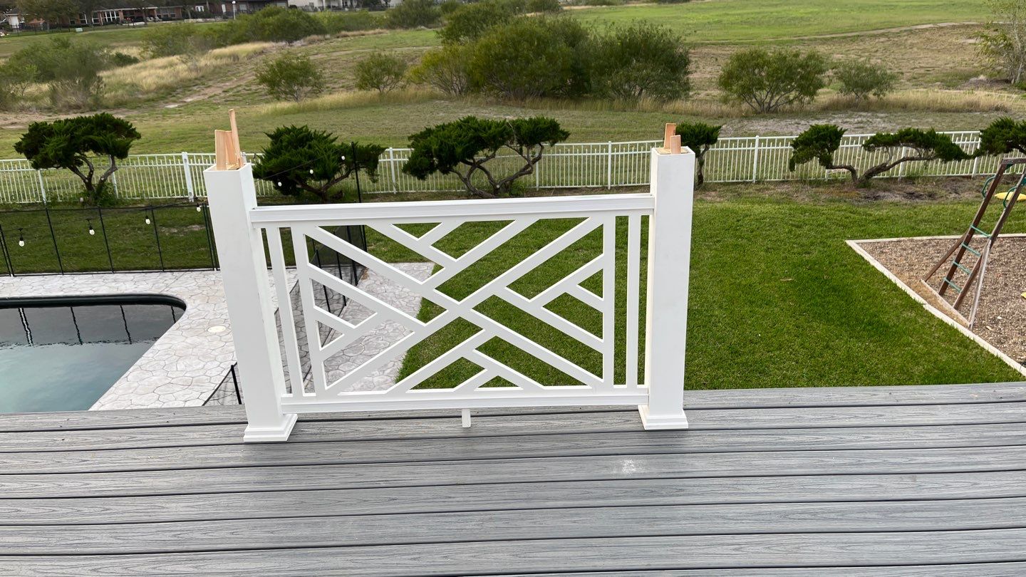 Chippendale Railings by Bayfront Roofing and Construction