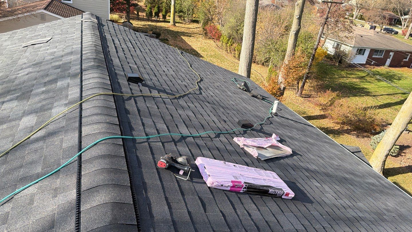 Roof Replacement using Owens Corning Onyx Black by 180 Contractors