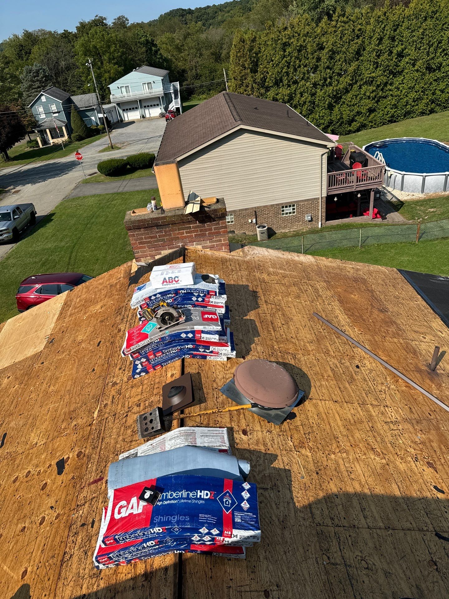 Residential Roofing Installation using GAF HDZ SHINGLES by La Bendicion Contruction Llc