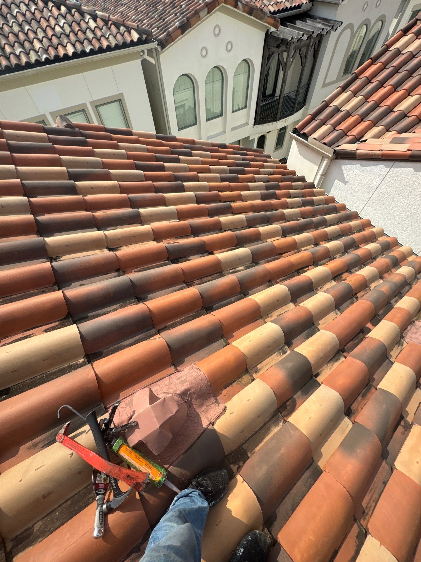 Broken Roof Tiles by Associates Roofing Unlimited